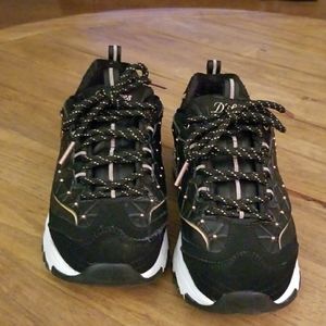 Sketchers D'Lites Glamour Feels Black